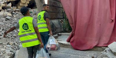 Özgür-Der, Kuzey Gazze’de kumanya ve yemek dağıtımı gerçekleştirdi