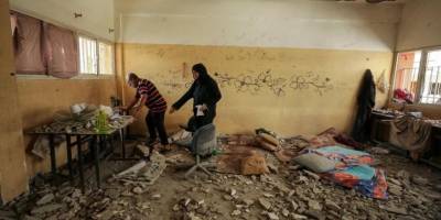 Gazze'nin kuzeyinde 7 okul boşaltıldı