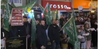 Soykırım destekçisi Starbucks Ümraniye'de protesto edildi