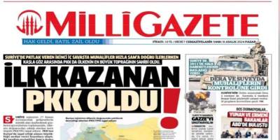 Milli gazete psikotik hezeyanlar üfürmeye devam ediyor!