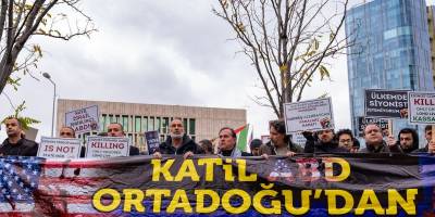 Siyonist katil Blinken Ankara’da protesto edildi!