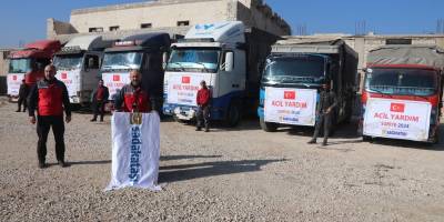 Sadakataşı’ndan Suriye’ye insani yardım konvoyu