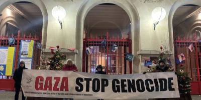 Paris'te Gazze'deki soykırımın sona ermesi talebiyle gösteri düzenlendi