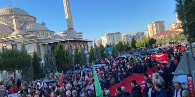 Kahramanmaraş’ta Gazze’ye destek eylemi