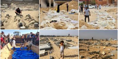 Gazze'de sokaklar cenazelerle doldu