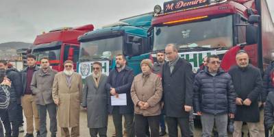 Amasya’dan Suriye halkına 12 tır yardım