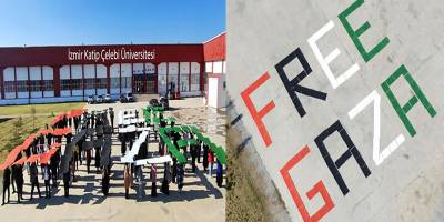 İKÇÜ’lü öğrenciler özgür Gazze için bir araya geldiler