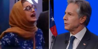 ABD Dışişleri Bakanı Blinken'a Gazze protestosu: "Soykırım bakanı"