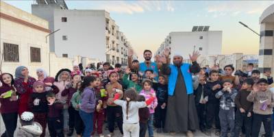 Türkiye Diyanet Vakfı, İdlib'deki yetimlerin yanında