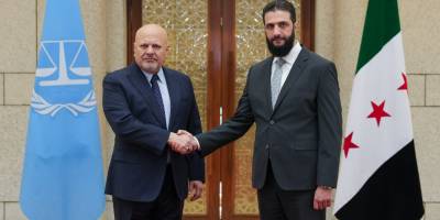 UCM Başsavcısı Kerim Han Suriye'nin yeni lideri Ahmed Şara ile görüştü