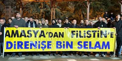 İşgale diz çöktüren Gazze direnişi Amasya’da selamlandı