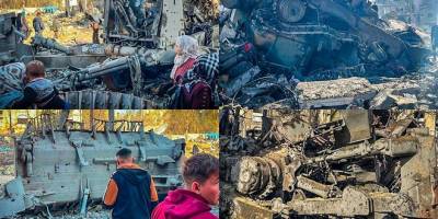 Gazze’de işgalin hurdaya dönen araçları ortaya çıktı