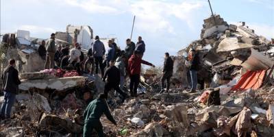 İşgal rejiminin Cenin'de gece yaptığı yıkım gündüz ortaya çıkıyor