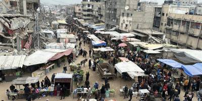 Gazze'deki pazarlar hareketlenmeye başladı