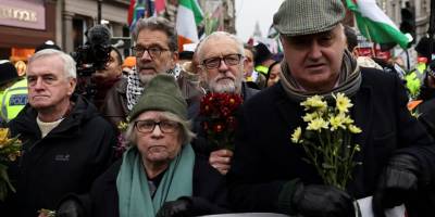 Londra'daki Filistin protestosunun polis tarafından engellenmesine ilişkin soruşturma çağrısı