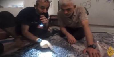 Şehid Yahya Sinvar'ın cihad sahasındaki videosu yayınlandı!