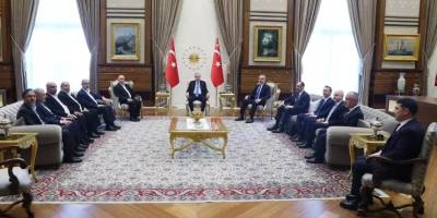 Cumhurbaşkanı Erdoğan, Hamas heyetini kabul etti