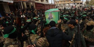 Kassam Tugayları'nın beyni şehid komutan Mervan İsa binlerin katılımıyla defnedildi