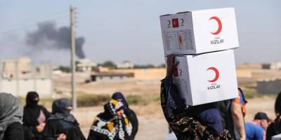 Kızılay, Suriye'deki ihtiyaç sahibi ailelere kışlık yardım sağladı