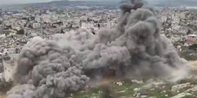 İşgalci İsrail, Cenin'de katlettiği Filistinlinin evini patlattı