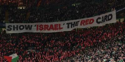 Celtic taraftarlarından İsrail'e "kırmızı kart"