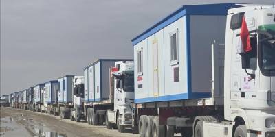 Gazze'deki hükümet: Refah Sınır Kapısı'nda bekleyen konteyner evler henüz bölgeye ulaştırılmadı