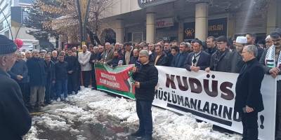 Bingöl'de Gazze direnişine destek için basın açıklaması gerçekleştirildi