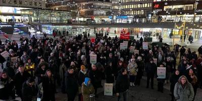 İsveç'te İslamofobi ve ırkçılık protesto edildi