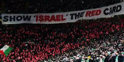 Celtic taraftarından Almanya'da İsrail’e kırmızı kart