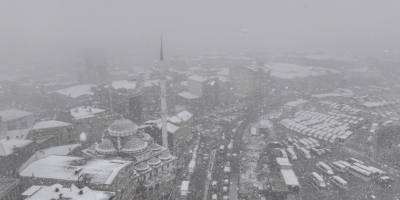 İstanbul'da okullara kar tatili