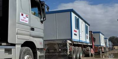 İşgal rejimi Gazze'ye konteyner evlerin girişini engellemeyi sürdürüyor