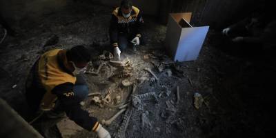 Suriye'nin başkenti Şam'da toplu mezar bulundu