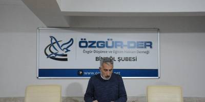 Özgür-Der Bingöl'de “Cemaat Olmanın Zorunluluğu” konuşuldu