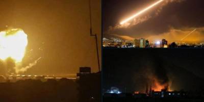 Siyonist çete Suriye'nin başkenti Şam'ı bombaladı