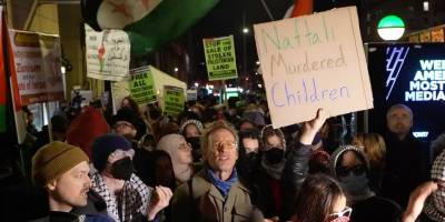 Eski siyonist başbakan Columbia Üniversitesi'nde protesto edildi