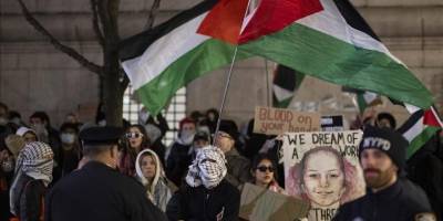 Columbia Üniversitesi'nde Filistin'e destek gösterileri yeniden başladı