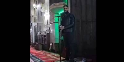 Sabah namazını Mezze'de kılan Ahmed Şara cemaate seslendi