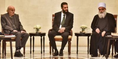 Ahmed Şara SDG'den sonra Dürzi liderlerle buluştu