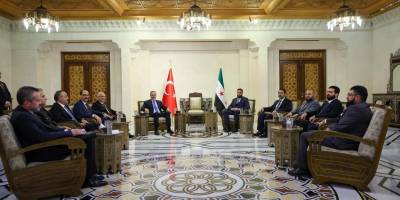 Bakan Fidan, Bakan Güler ve MİT Başkanı Kalın Şam'da