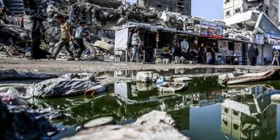 Gazze’de kanalizasyon suları insanları ve çevreyi tehdit ediyor