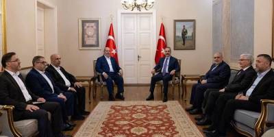Dışişleri Bakanı Fidan Hamas heyeti ile bir araya geldi