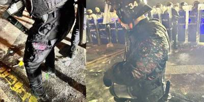 Saraçhane'deki provokatif eylemde polise asit saldırısı düzenlendi