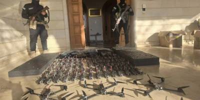 Lazkiye'de onlarca intihar dronu güvenlik güçlerine teslim edildi