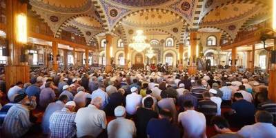 Bayram namazında Gazze vurgusu