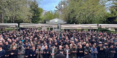 Gaziantep'te eller Gazze için semaya kalktı