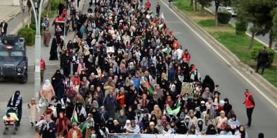 Diyarbakır ayakta: Filistin'i savunmak, insanlığı savunmaktır!