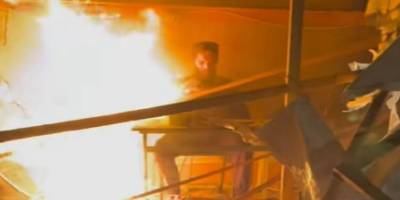 Siyonist katiller çadırda kalan gazetecileri diri diri yaktı