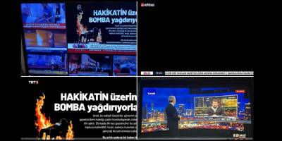 Gazze'de katledilen gazeteciler için TV kanallarından ortak tepki