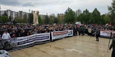 Diyarbakır'da siyonist çetenin katliamları telin edildi