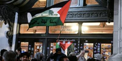 Harvard mezuniyetinde Filistin'e destek